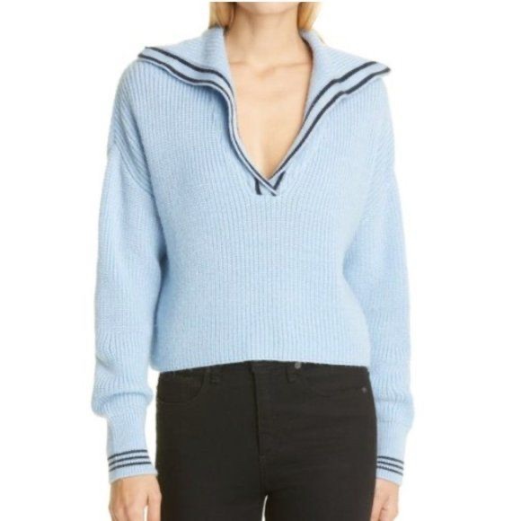 Cinq a sept Cecile sailor collar sweater size medium - Picture 6 of 11